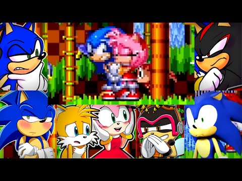 Team Sonic Adventures - ACT 1 | Green Hill Zone Reaction Mashup @eganimation442