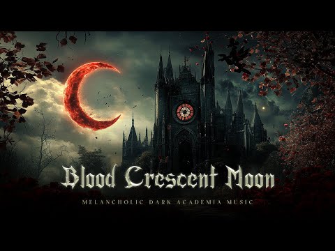 Blood Crescent Moon - Enigmatic Piano and Violin in Darkness | Dark Academia Music