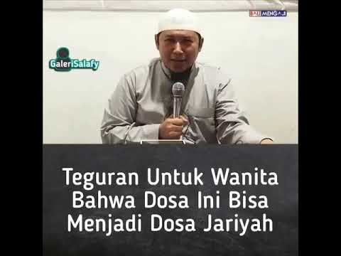 Dosa ini bisa jadi dosa jariyah bagibwanita!