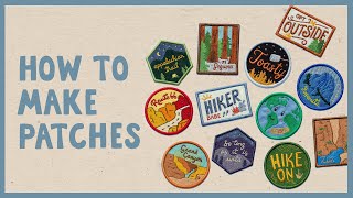 How to Make a Custom Patch | DIY | Beginner Friendly!