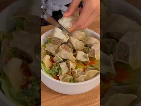 Frozen Dumplings hack 🥟 || how to cook frozen dumplings #shorts #recipe #dumplings