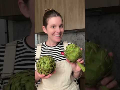 Garlic butter artichokes - ASMR