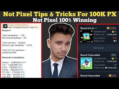 Not Pixel Battle Winning Tips & Tricks | Not Pixel 100k Pix Win | Not Pixel Not Investment Winning