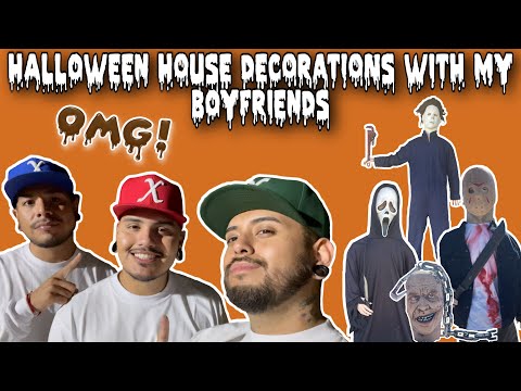 Our Halloween House Decorations 2021 With My Boyfriends 🎃 | Time-lapse , Process And Ideas❗️