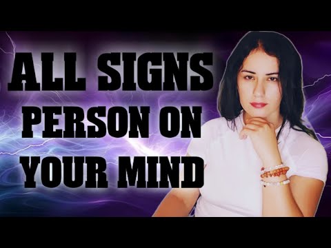 ALL Signs - Person on Your Mind