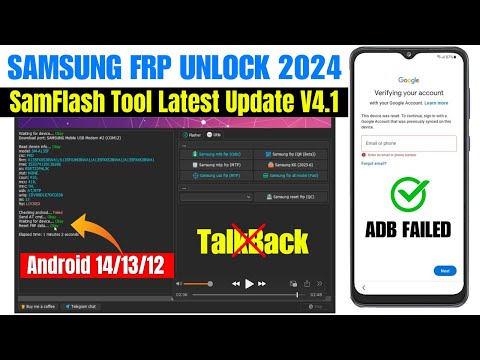 SAMSUNG FRP BYPASS ALL ANDROID VERSION 2024 | ADB FAIL FIX | SAMSUNG FRP UNLOCK TOOL 2024