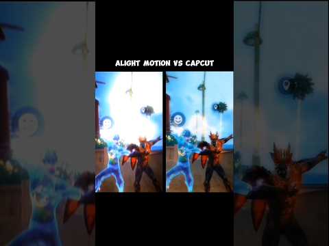 ALIGHT MOTION VS CAPCUT DJ KAWENY MERRY #alightmotion#capcut#freefire#shorts