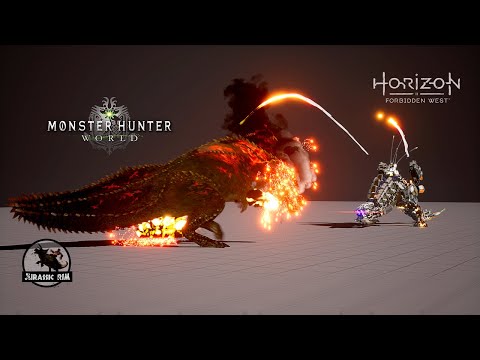 Savage Deviljho vs Thunderjaw | Animating Comparison | Animation Showcase