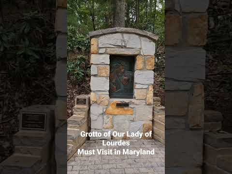 Grotto of Our Lady of Lourdes, Emmitsburg, MD #shorts #nature #worship #miraculous