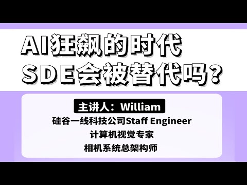 AI狂飙的时代  SDE会被替代吗?