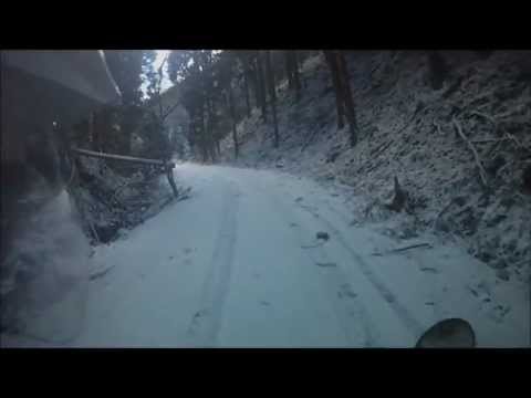 雪の愛宕山林道part2 2013/1/27