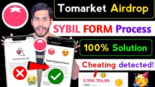 Tomarket Cheating detected 🥳 tomarket SYBIL Appeal Form, tomarket new update, tomarket airdrop, toma