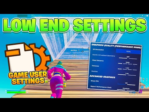 The Best Fortnite Settings For LOW END PC & Config in Season 4! (INSANE FPS BOOST)