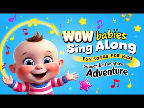 Wow Babies Sing Along | Fun Songs for Kids | Subscribe for More Adventure  #kidsmusic