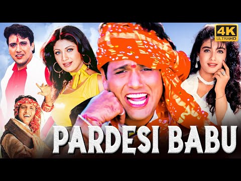 Govinda's PARDESI BABU Movie | Bollywood Comedy Movie | Raveena Tandon, Shilpa Shetty | Hindi Movie