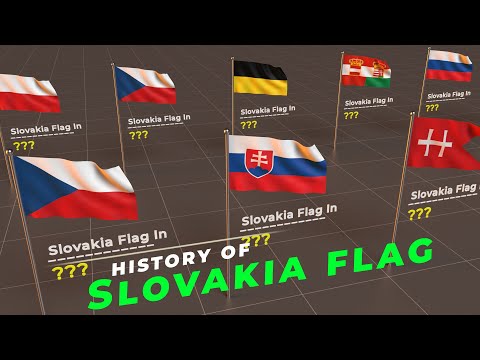 Evolution of Slovakia Flag | History of Slovakia Flag | Flags of the world |