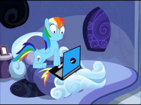 Rainbow Dash reads Cupcakes