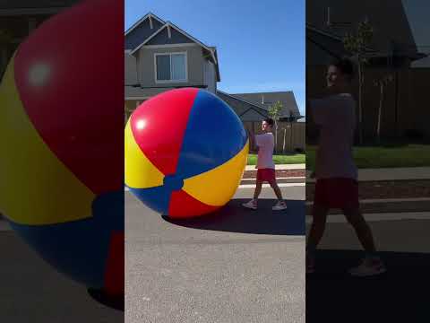 i bought a 12 foot beach ball!!! 🤯