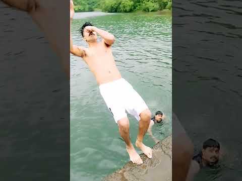 lonavla bhosdi dam jumping swimming#new #trending #viral #video short #shorts