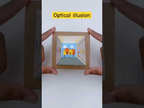 3D Optical Illusion Art (Try it) #shorts #3d #illusion #art #viral #trending