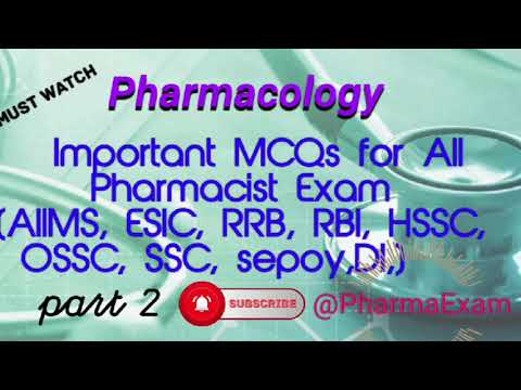 Pharmacology imp MCQs 2023 #pharmacistexampreparation #aiims #pharmacist #pharmacology #ossc #exam