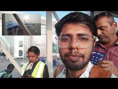 ✈️Mumbai to varanasi Flight with Airhostess👩‍✈️| Full Journey Vlog