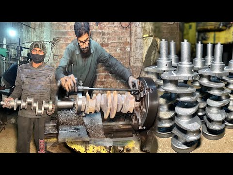 Most Amazing Production of a CrankShaft || Ingenious Manufacturing Process