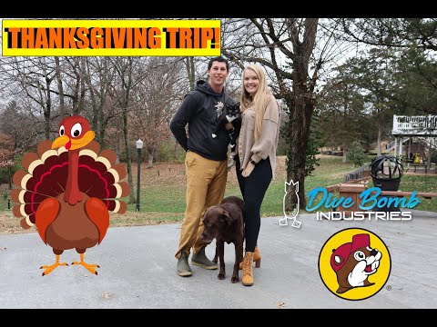 We stop by DIVEBOMB INDUSTRIES on our way to THANKSGIVING! We check out BUC-EE'S too!