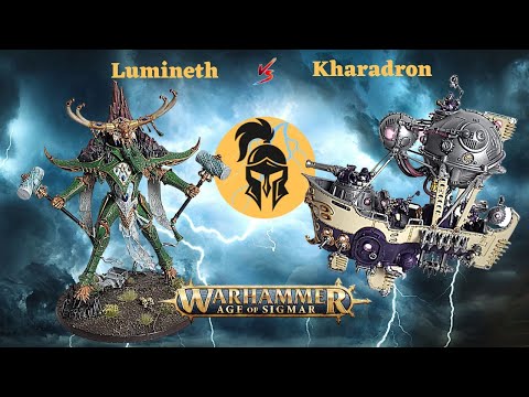 Age of Sigmar Battle Report: Lumineth vs Kharadron Overlords: Ymetrica vs Barak Zilfin!!