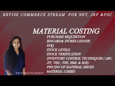 MATERIAL COSTING