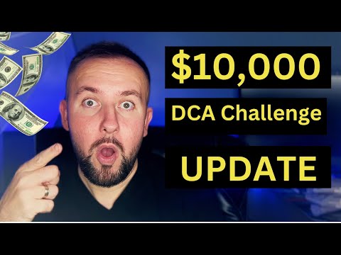 $10,000 Crypto DCA Challenge Update - WE ARE IN THE GREEN :)