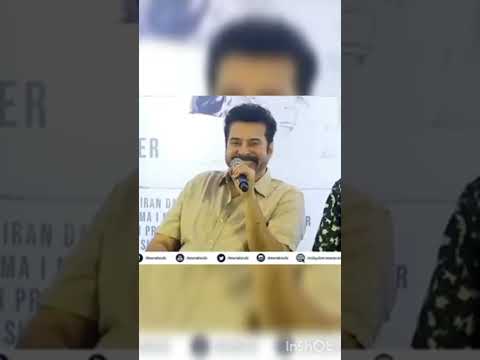 Mammootty About Bilal rorschach Press Meet #rorschach #Bilal #Mammootty