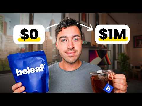 Finally Announcing My Tea Business | Zero to $1,000,000 Challenge