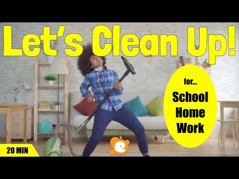 Clean Up Song | 20-Minute Loop for Schools, Families, Factories and MORE!