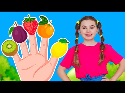 Fruit Finger Family Song 🍋🥝🍊 Kids Nursery Rhymes