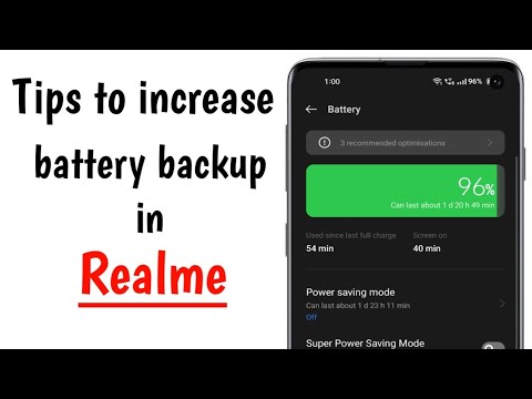 Realme battery drain problem fix tips to increase battery backup on realme phone