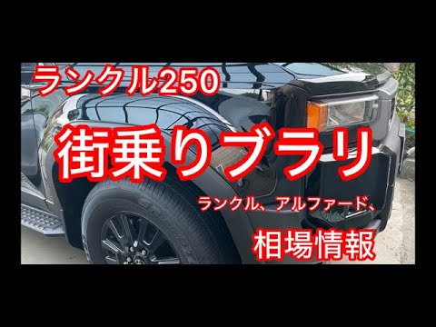 ランクル250街乗りブラリ、相場情報　ランクル３００　２５０　アルファード　ヴェルファイア