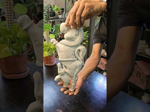 Part 4 Making Yali Bracket | Clay Work #yali #traditional #homedecor