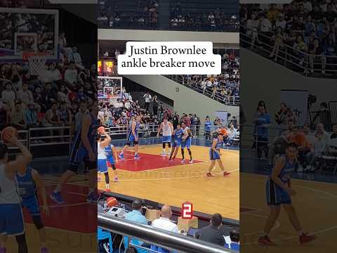 Justin Brownlee ankle breaker move #gilaspilipinas #gilas #justinbrownlee #pba #ginebra #gilaslive