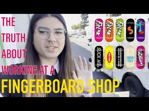 The Truth of Working a FINGERBOARD SHOP (1 month edition) - VLOG 17 #techdeck #fingerboard