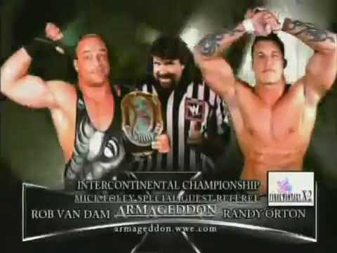 WWE Armageddon 2003 Match Card