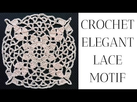 Crochet Elegant Lace Motif