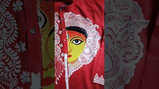 #durgapuja#pujospecial#handpainted#artwork#navratrispecial#durgapujaspecial#maadurgastatus#redlover