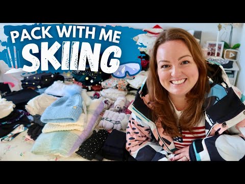 PACK WITH ME: SKIING! ⛷️ the ultimate packing guide + best tips & hacks for skiing & winter trips 🎿