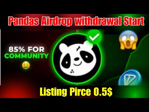 Pandas Airdrop Listing 🌟| Pandas Airdrop New Update |Pandas Airdrop Real or Fake || 🚨