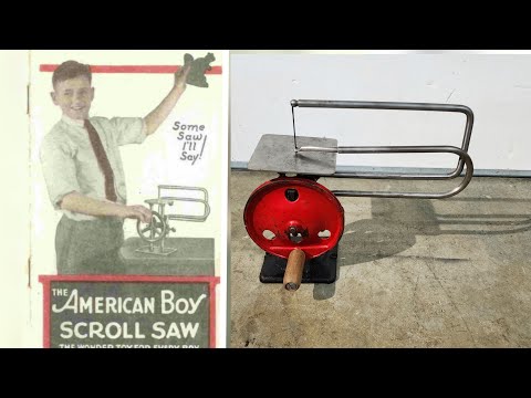 1920s delta american boy scroll saw restoration