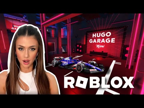 F1 ON ROBLOX?🏎️ The HUGO Garage🌴