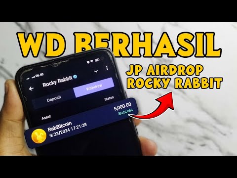 [ALHAMDULILLAH] JP Rocky Rabbit Airdrop Withdrawal | BKD tutorials