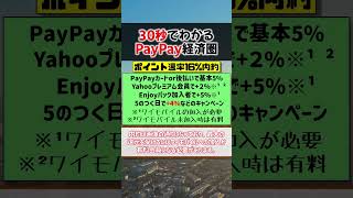 【還元率最大16％超え】30秒でそこそこわかるPayPay経済圏【ゆっくり解説】