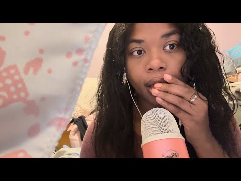 ASMR🎙️| spit painting you + mouth sounds🎨🖌️🤭 (SOOOOO TINGLY😍)